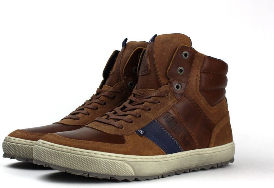 Gaastra Heren Sneakers Costa High Cognac Bruin