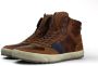 Gaastra Heren Sneakers Costa High Cognac Bruin - Thumbnail 2