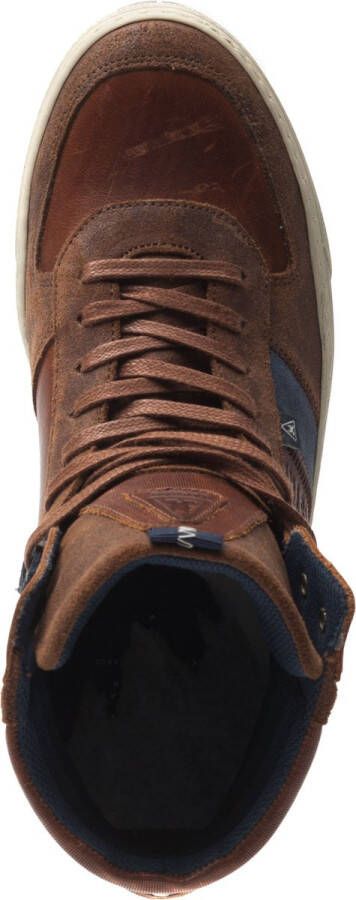 Gaastra Heren Sneakers Costa High Cognac Bruin