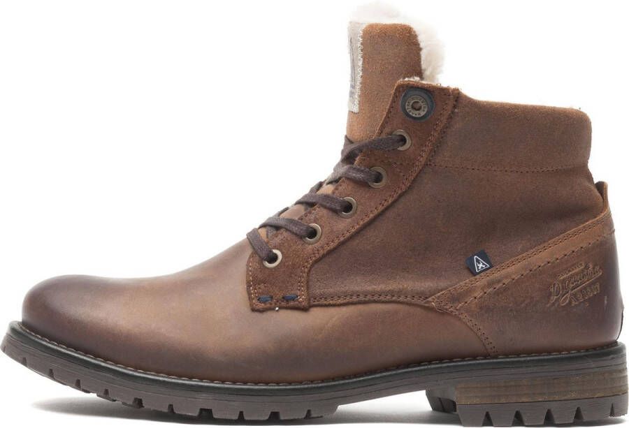 Gaastra Heren Veterschoenen Cardinal Mid Cognac Bruin
