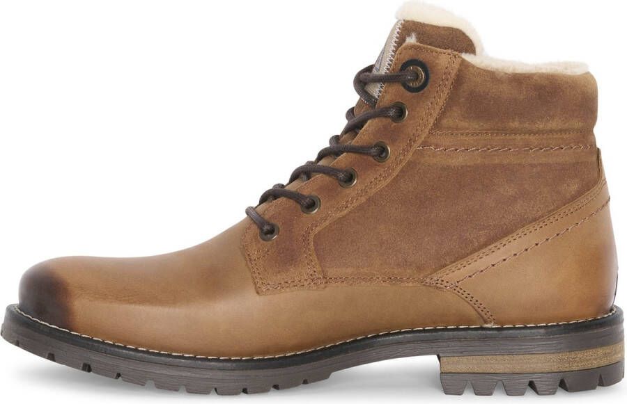 Gaastra Heren Veterschoenen Cardinal Mid Cognac Bruin