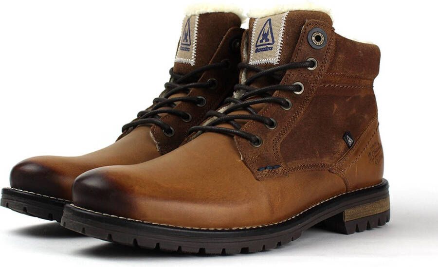 Gaastra Heren Veterschoenen Cardinal Mid Cognac Bruin