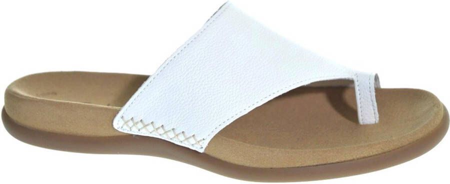 Gabor 03.700.21 Dames Slippers Wit