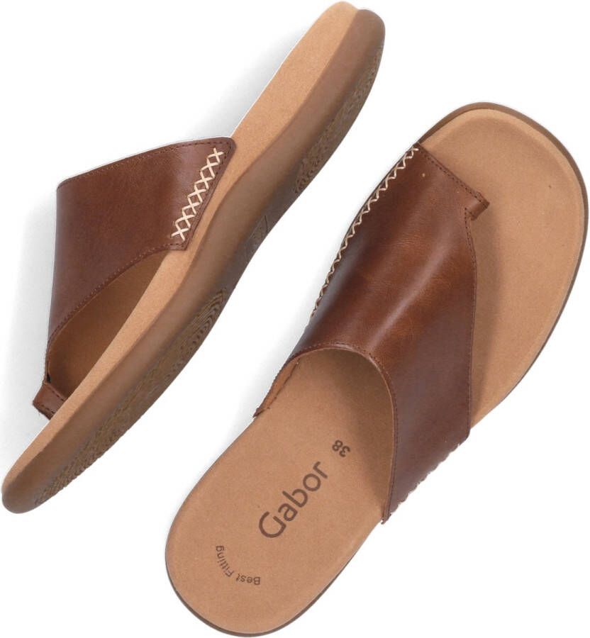 Gabor 03.700.24 Dames Slippers Bruin