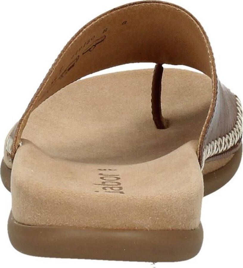 Gabor 03.700.24 Dames Slippers Bruin