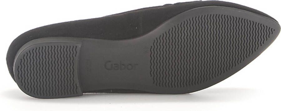 Gabor 21.302.17 dames instappers gekleed (5) zwart