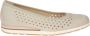 Gabor Beige Nubuck Ballerina`s Beige Dames - Thumbnail 3