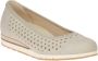 Gabor Beige Nubuck Ballerina`s Beige Dames - Thumbnail 8