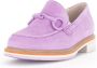 Gabor Comfortabele Suède Loafer voor Dames Purple Dames - Thumbnail 9