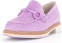 Gabor Comfortabele Suède Loafer voor Dames Purple Dames - Thumbnail 5