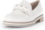 Gabor Comfortabele leren loafer voor dames White Dames - Thumbnail 6
