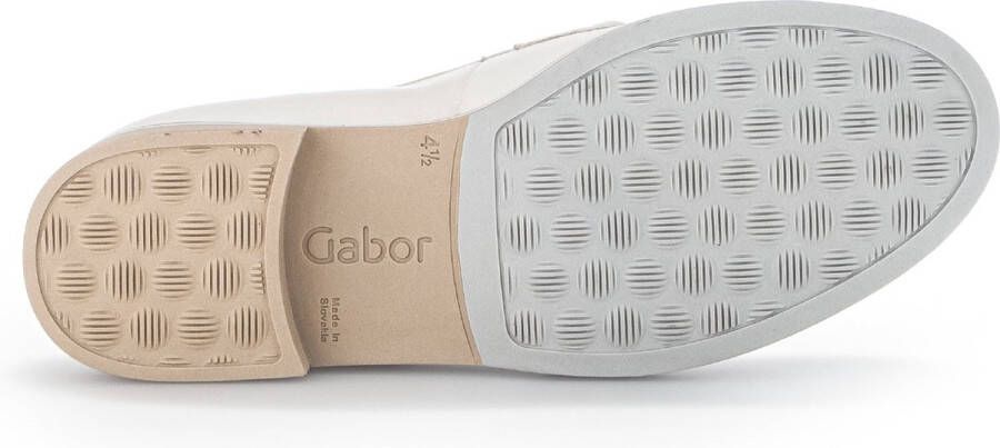 Gabor Comfortabele leren loafer voor dames White Dames - Foto 3