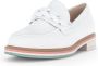 Gabor Comfortabele Leren Loafers voor Dames White Dames - Thumbnail 4