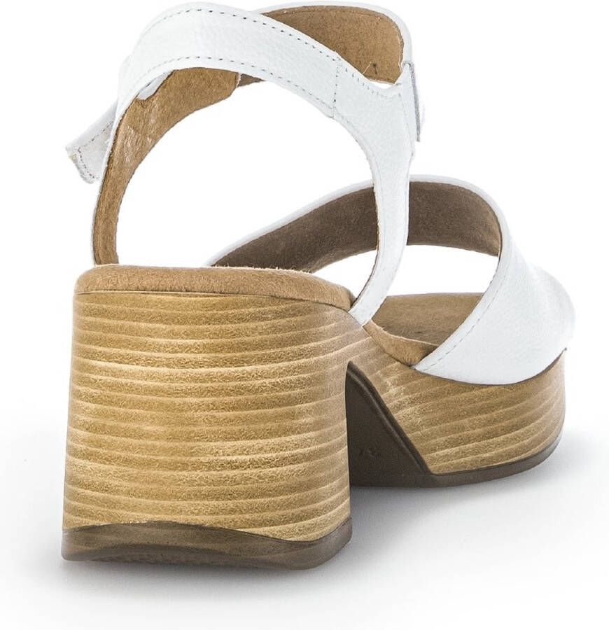 Gabor Lichtgewicht hoge hak sandalen White Dames - Foto 3