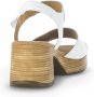 Gabor Lichtgewicht hoge hak sandalen White Dames - Thumbnail 3