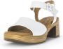 Gabor Lichtgewicht hoge hak sandalen White Dames - Thumbnail 5
