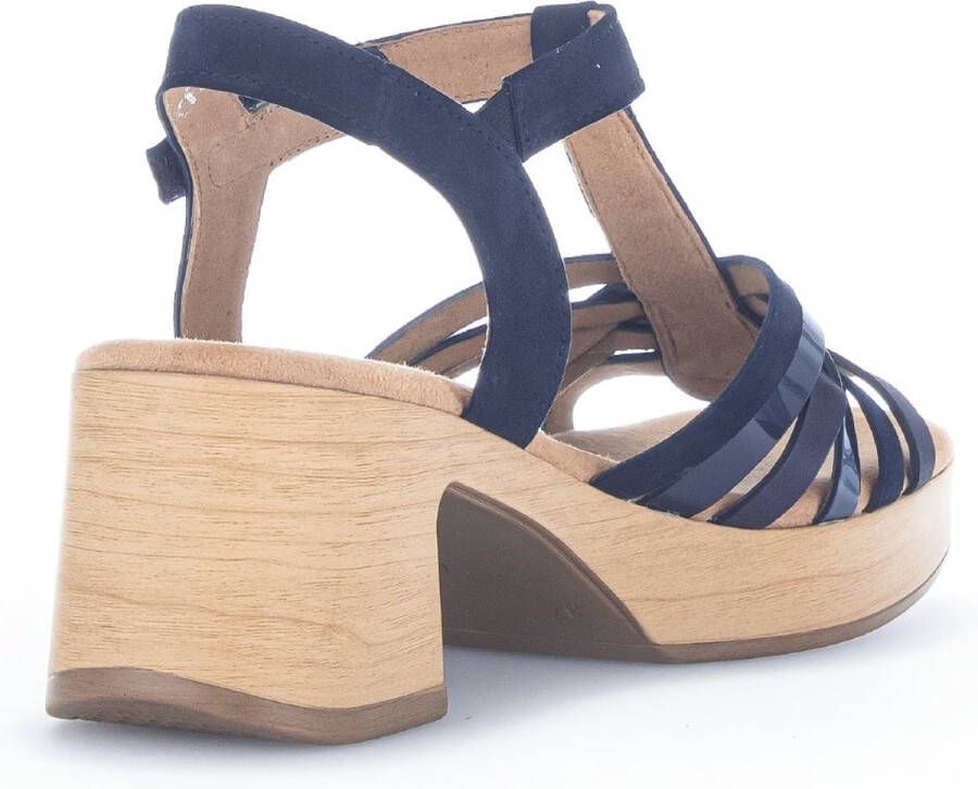 Gabor Lichtgewicht Hoge Hak Sandalen Blue Dames - Foto 3