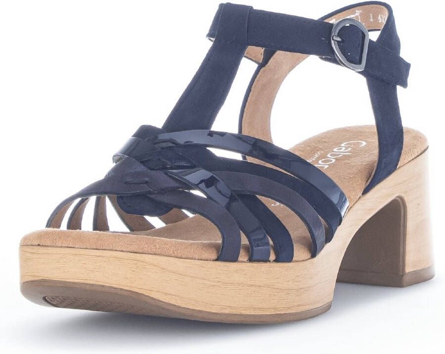 Gabor Lichtgewicht Hoge Hak Sandalen Blue Dames - Foto 5