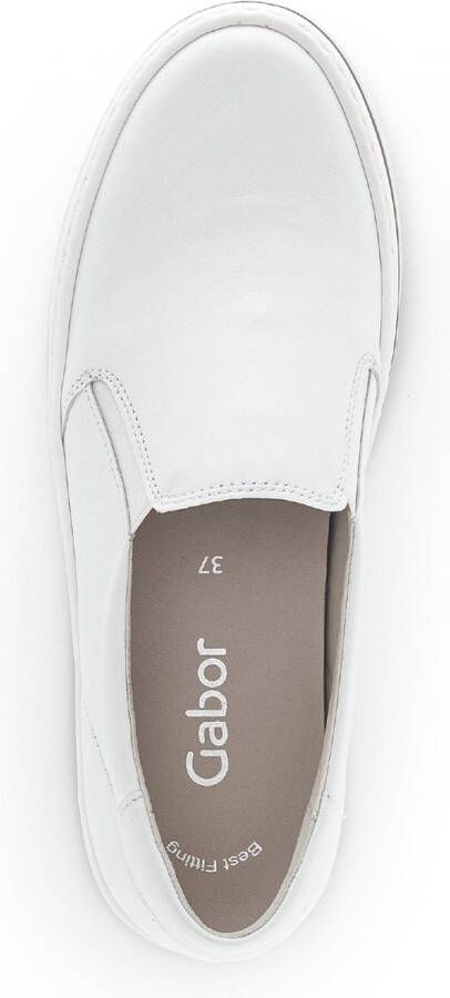 Gabor Damesloafer met Optifit Voetbed White Dames - Foto 4