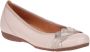 Gabor Ballerina's Feestelijke schoen slipper business schoen met decoratieve riem in metallic-look - Thumbnail 6