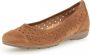 Gabor Cognac suède ballerina flats Brown Dames - Thumbnail 2