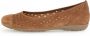 Gabor Cognac suède ballerina flats Brown Dames - Thumbnail 4