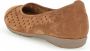 Gabor Cognac suède ballerina flats Brown Dames - Thumbnail 5