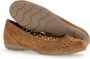 Gabor Cognac suède ballerina flats Brown Dames - Thumbnail 3