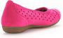 Gabor Moderne Zomer Suede Ballerina Pink Dames - Thumbnail 3