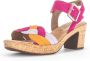 Gabor Lichtgewicht Hoge Hak Sandalen Pink Dames - Thumbnail 5