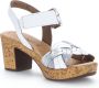 Gabor Lichtgewicht hoge hak sandalen White Dames - Thumbnail 2