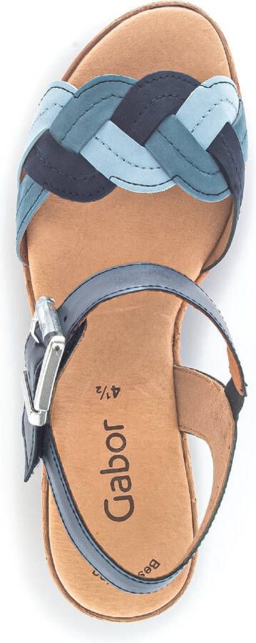 Gabor Lichtgewicht hoge hak sandalen Blue Dames - Foto 4