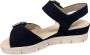 Gabor 24.770-16 Soft Nubuck Blue-voetbed sandaal- sandaal-sleehak sandaal - Thumbnail 2