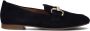 Gabor Elegante blauwe suède loafers met gouden detail Blue Dames - Thumbnail 13