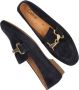 Gabor Elegante blauwe suède loafers met gouden detail Blue Dames - Thumbnail 13