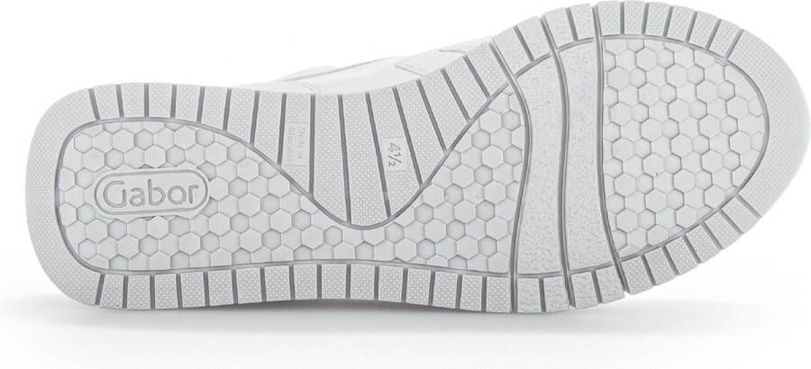 Gabor Comfort Wit-Zilveren Sneaker H-leest - Foto 4