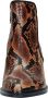 Gabor Whisky Bruine Reptiel Look Enkellaars Multicolor Dames - Thumbnail 11