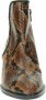 Gabor Whisky Bruine Reptiel Look Enkellaars Multicolor Dames - Thumbnail 12