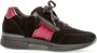 Gabor Dames Wandelschoenen Zwart Rood Black Dames - Thumbnail 6