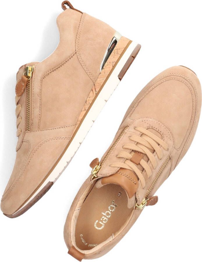 Gabor Bruin Tinten 431 Lage sneakers Dames Camel - Foto 5