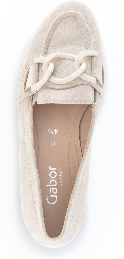 Gabor 434.04 Loafers Instappers Dames Beige