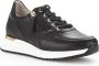 Gabor 448.1 Lage sneakers Leren Sneaker Dames Zwart - Thumbnail 6