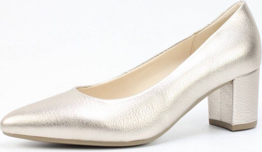 Gabor 450 Pumps High Heels Schoenen Hoge Hak Dames Goud - Foto 7