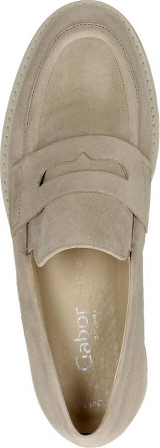 Gabor 453 Loafers Instappers Dames Taupe