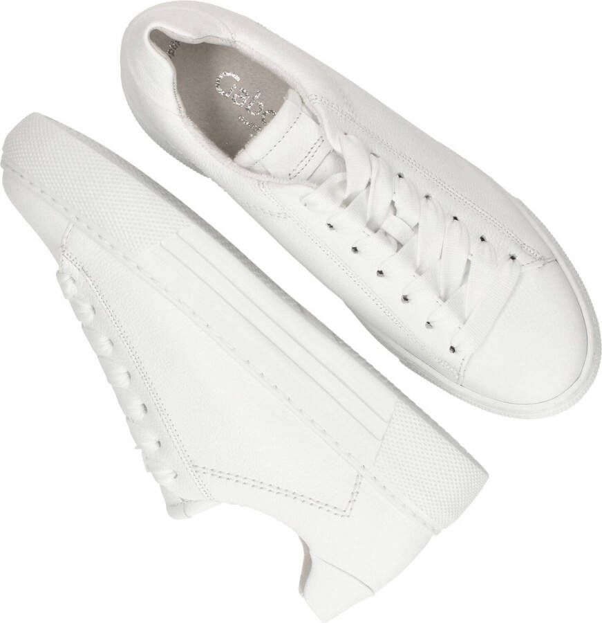 Gabor 460.1 Lage sneakers Leren Sneaker Dames Wit