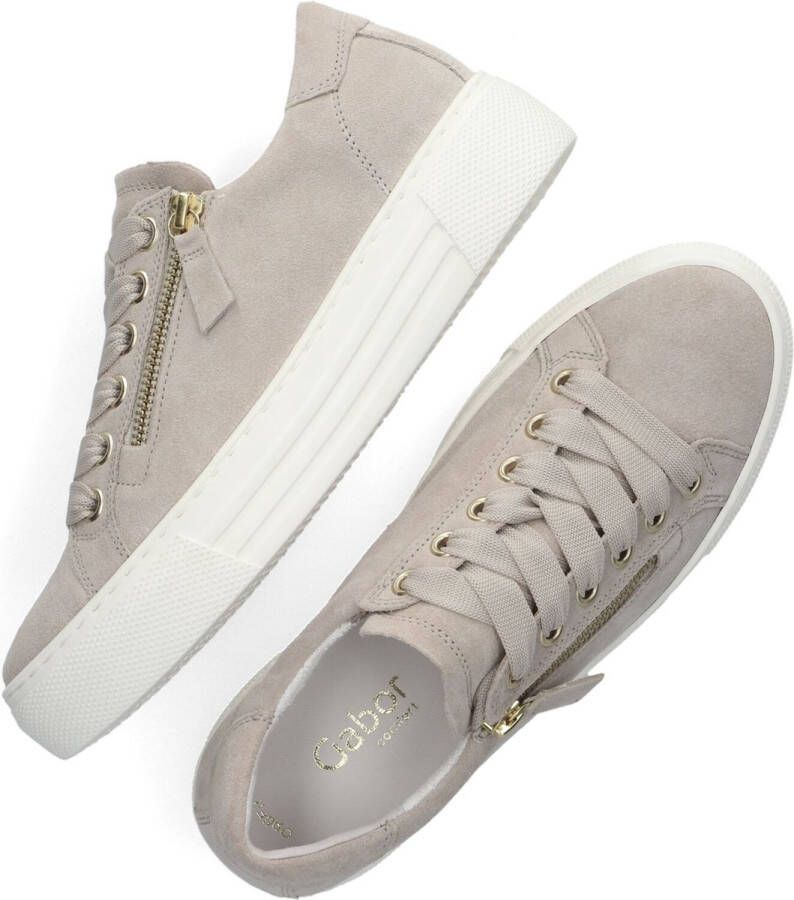 Gabor 465 Lage sneakers Dames Beige