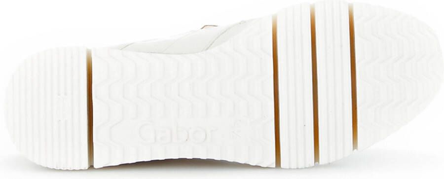 Gabor 471 Lage sneakers Leren Sneaker Dames Wit