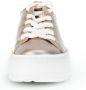 Gabor 496 Lage sneakers Leren Sneaker Dames Goud - Thumbnail 13