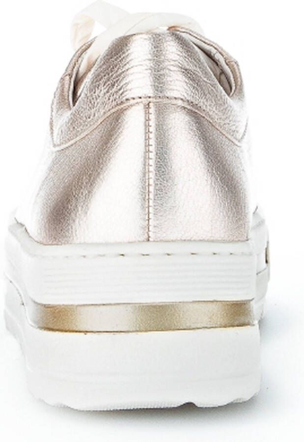 Gabor 496 Lage sneakers Leren Sneaker Dames Goud