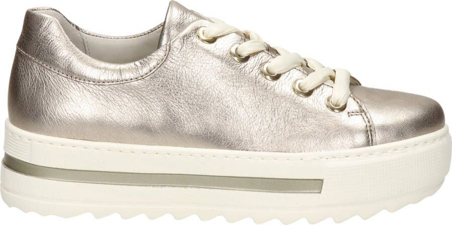 Gabor 496 Lage sneakers Leren Sneaker Dames Goud